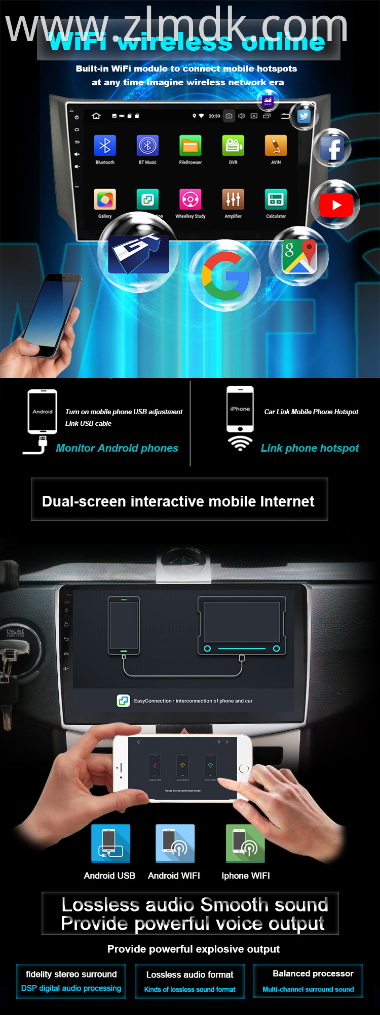 car media system for K2 RIO 2017